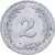 Coin, Tunisia, 2 Millim, 1960, Paris, VF(30-35), Aluminum, KM:281