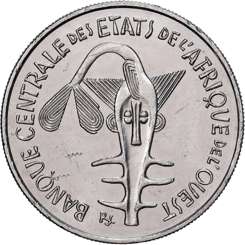 West African States, 100 Francs, 1970, Paris, Nickel, AU(50-53), KM:4