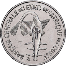 West African States, 100 Francs, 1970, Paris, Nickel, AU(50-53), KM:4