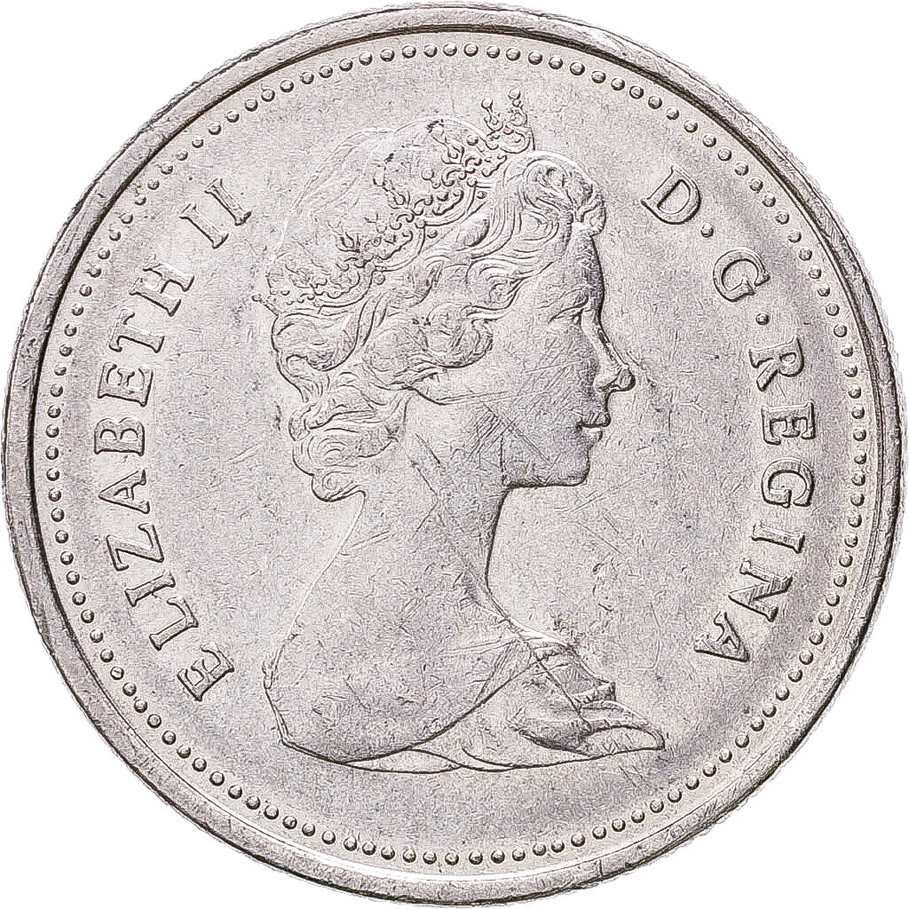 Kanada, Elizabeth II, 25 Cents, 1982, Royal Canadian Mint, Nickel, S+, KM:74