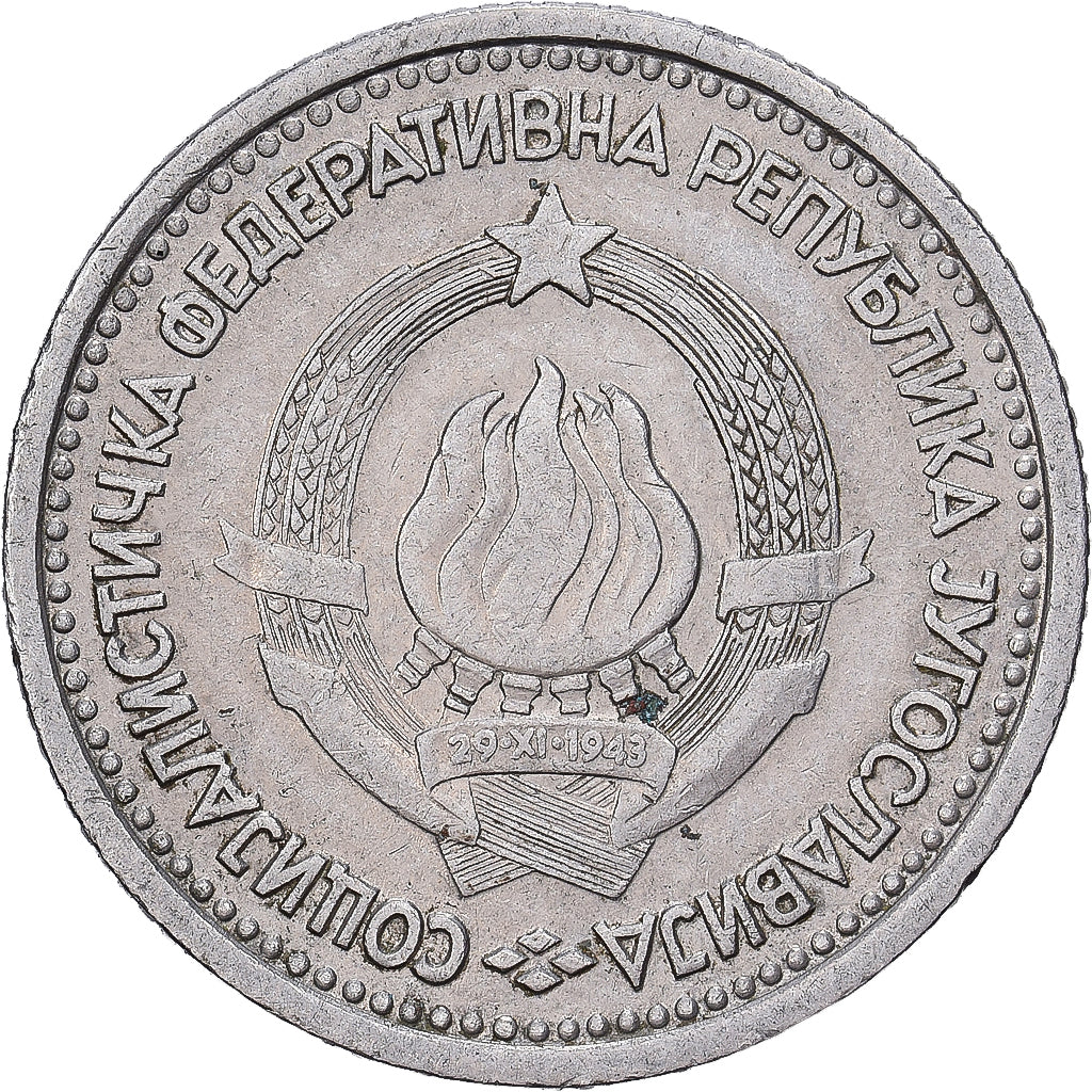 Coin, Yugoslavia, Dinar, 1965, VF(20-25), Copper-nickel, KM:47