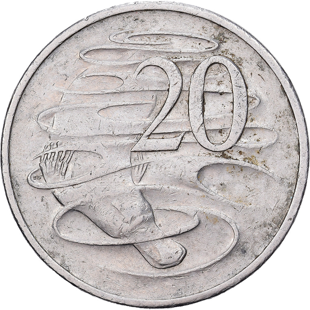 Australie, Élisabeth II, 20 Cents, 1981, Cupro-nickel, TTB, KM:66