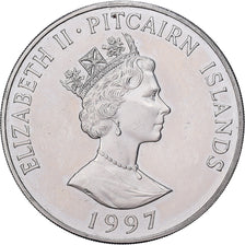 PITCAIRN EILANDEN, Elizabeth II, 1 Dollar, 1997, Royal Mint, 97ème anniversaire