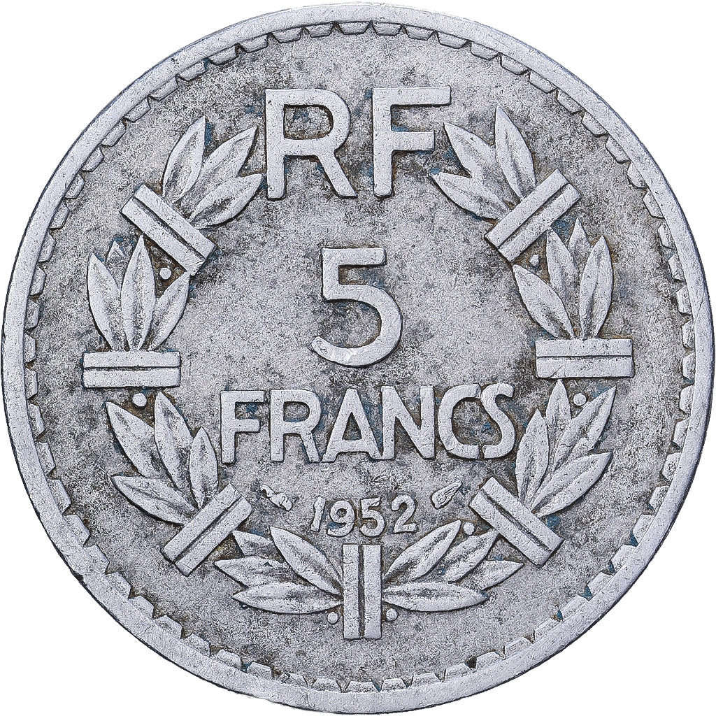 Frankreich, 5 Francs, Lavrillier, 1952, Aluminium, S+, Gadoury:766a