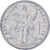 Polynésie française, Franc, 2001, Paris, Aluminium, TTB, Lecompte:23c, KM:11
