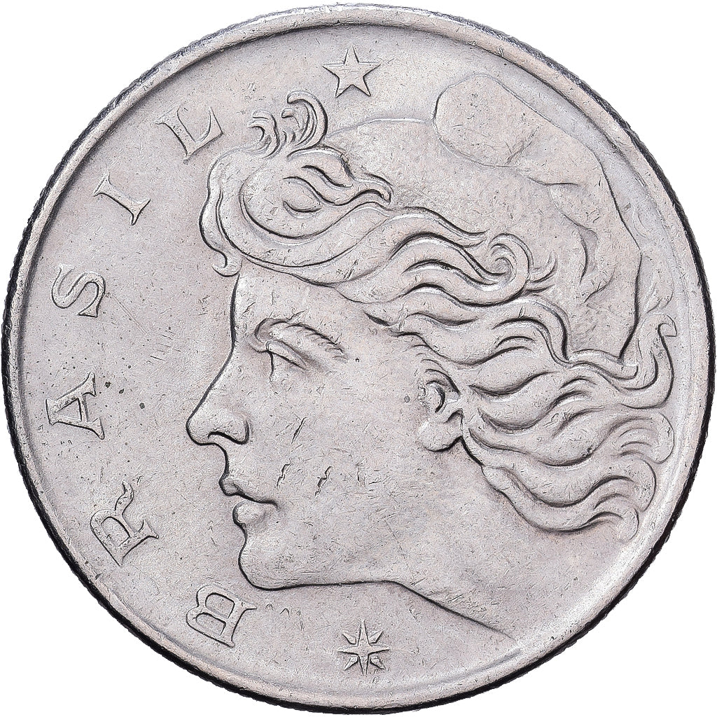 Brazil, 50 Centavos, 1970, Copper-nickel, EF(40-45), KM:580a