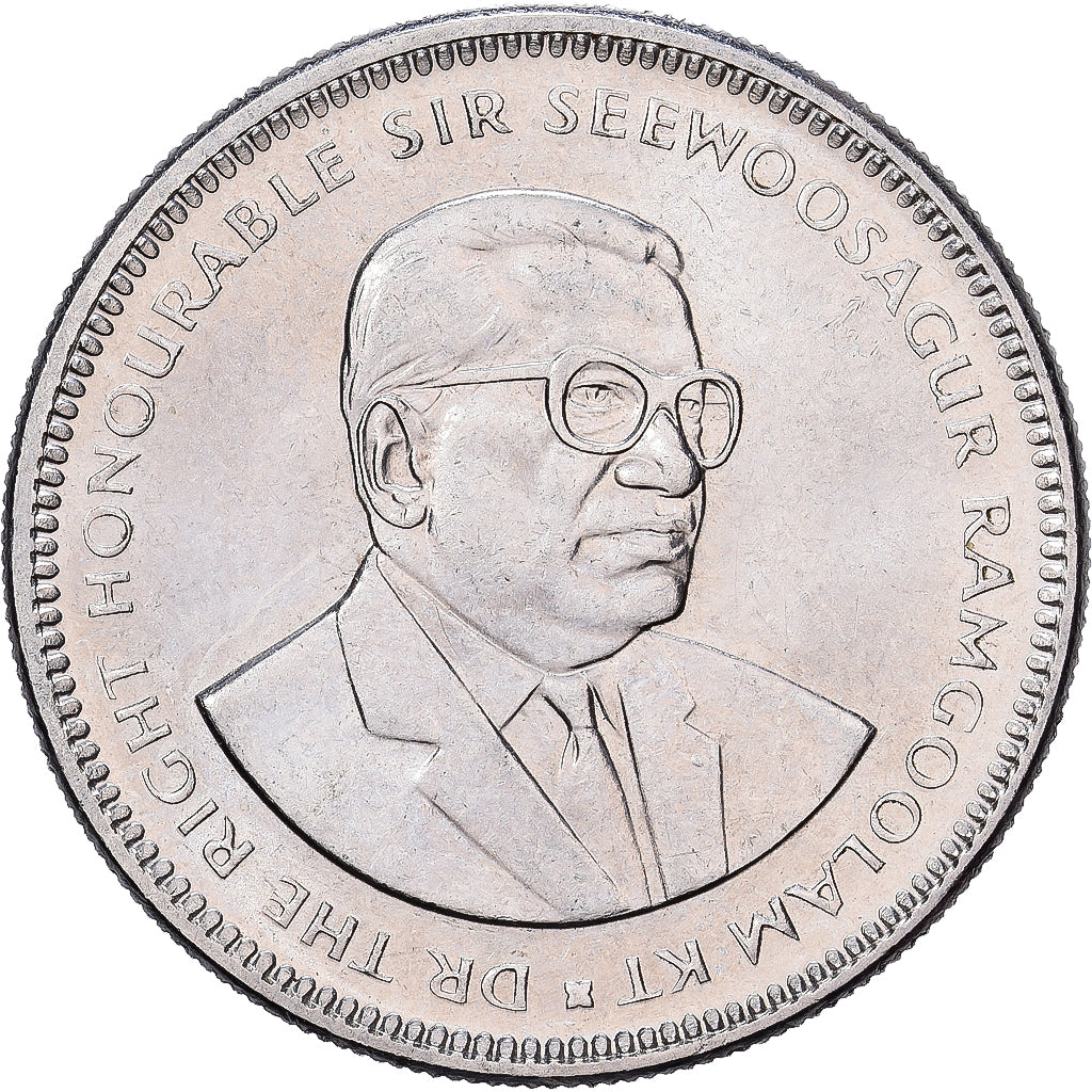 Mauritius, 1/2 Rupee, 1987, Royal Mint, Rame-nichel, SPL-, KM:54