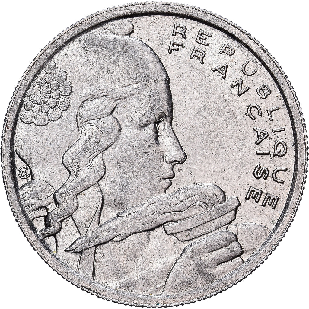 Frankrijk, 100 Francs, Cochet, 1957, Cupro-nikkel, ZF, Gadoury:897, KM:919.1