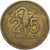 Francuska Afryka Zachodnia, 25 Francs, 1957, Aluminium-Brąz, VF(30-35), KM:9
