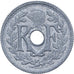 Francia, 10 Centimes, Lindauer, 1946, Beaumont-Le-Roger, Zinco, MB+