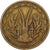 Frans West Afrika, 25 Francs, 1957, Aluminum-Bronze, ZF, KM:9