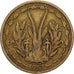Francuska Afryka Zachodnia, 25 Francs, 1957, Aluminium-Brąz, EF(40-45), KM:9