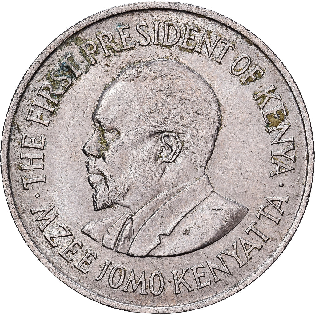 Münze, Kenya, Shilling, 1971, SS, Copper-nickel, KM:14