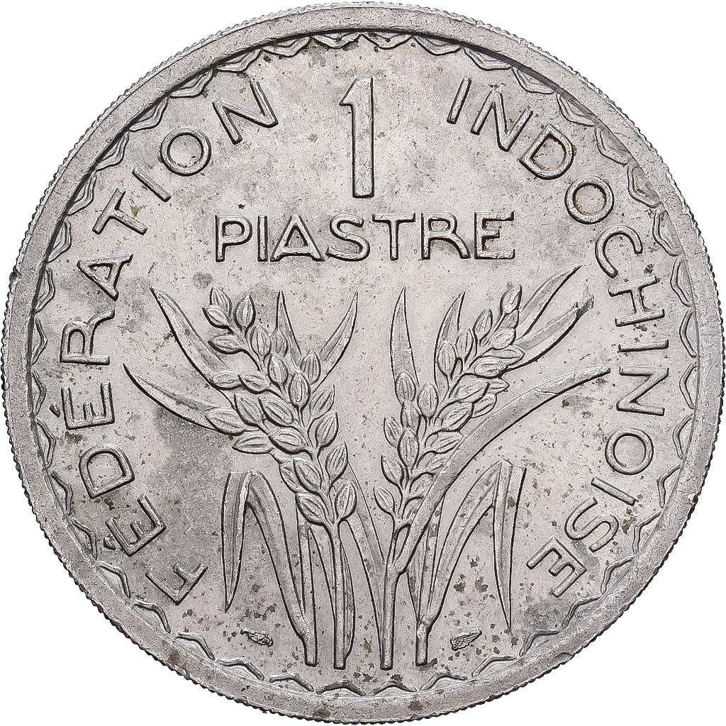 Coin, FRENCH INDO-CHINA, Piastre, 1947, Paris, EF(40-45), Copper-nickel, KM:32.1