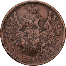 Russia, Nicholas I, 3 Kopeks, 1852, Ekaterinbourg, Copper, VF(20-25), KM:151.1