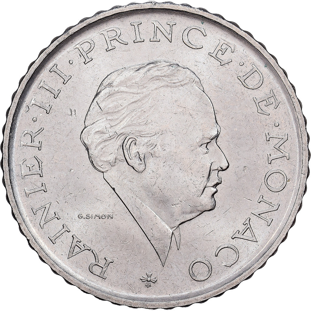 Mónaco, Rainier III, 2 Francs, 1979, Paris, Níquel, MBC, Gadoury:MC 151