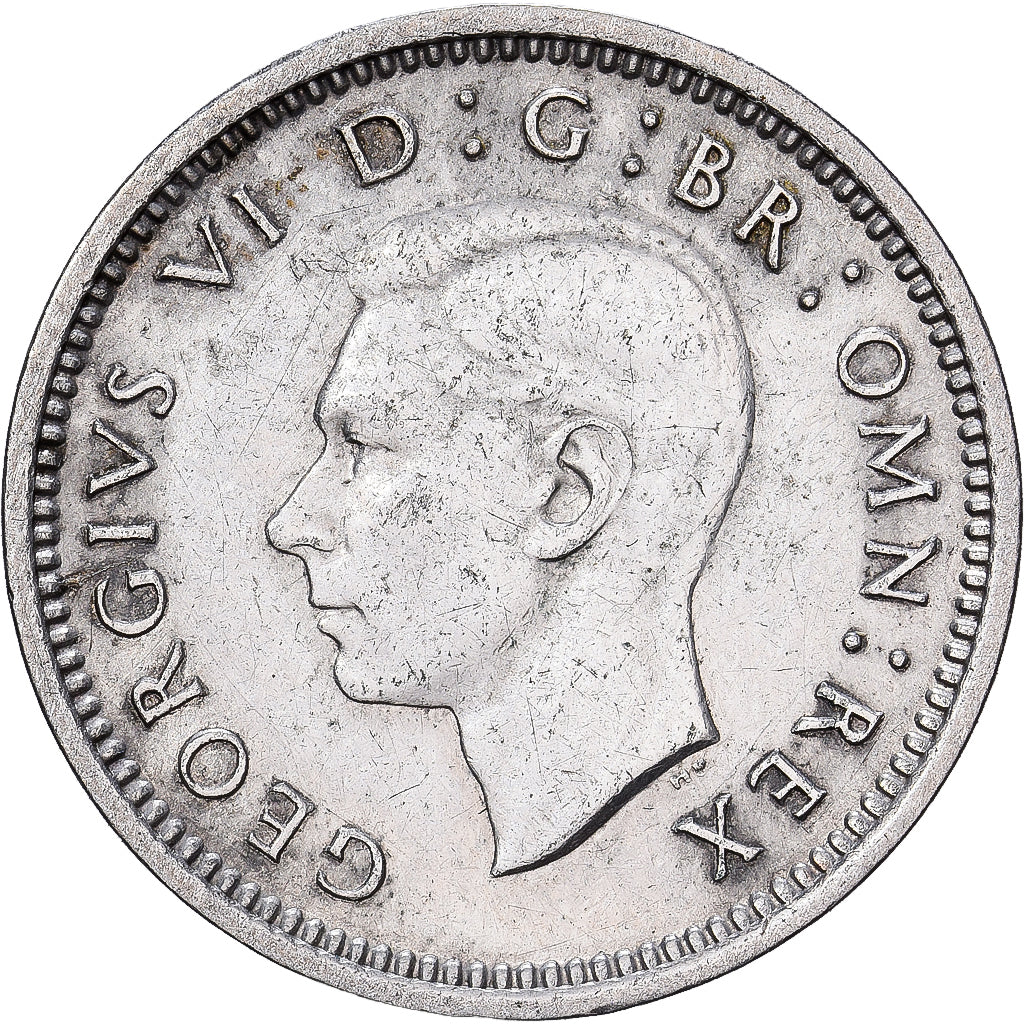United Kingdom, George VI, 3 Pence, 1939, London, Silver, EF(40-45), KM:848