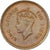 Ceylon, George VI, 25 Cents, 1951, Nickel-brass, VF(20-25), KM:122