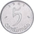 Francia, 5 Centimes, Épi, 1961, Paris, Acero inoxidable, MBC+, KM:927
