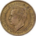 Mónaco, Rainier III, 20 Francs, Vingt, 1950, Paris, Aluminio - bronce, BC+