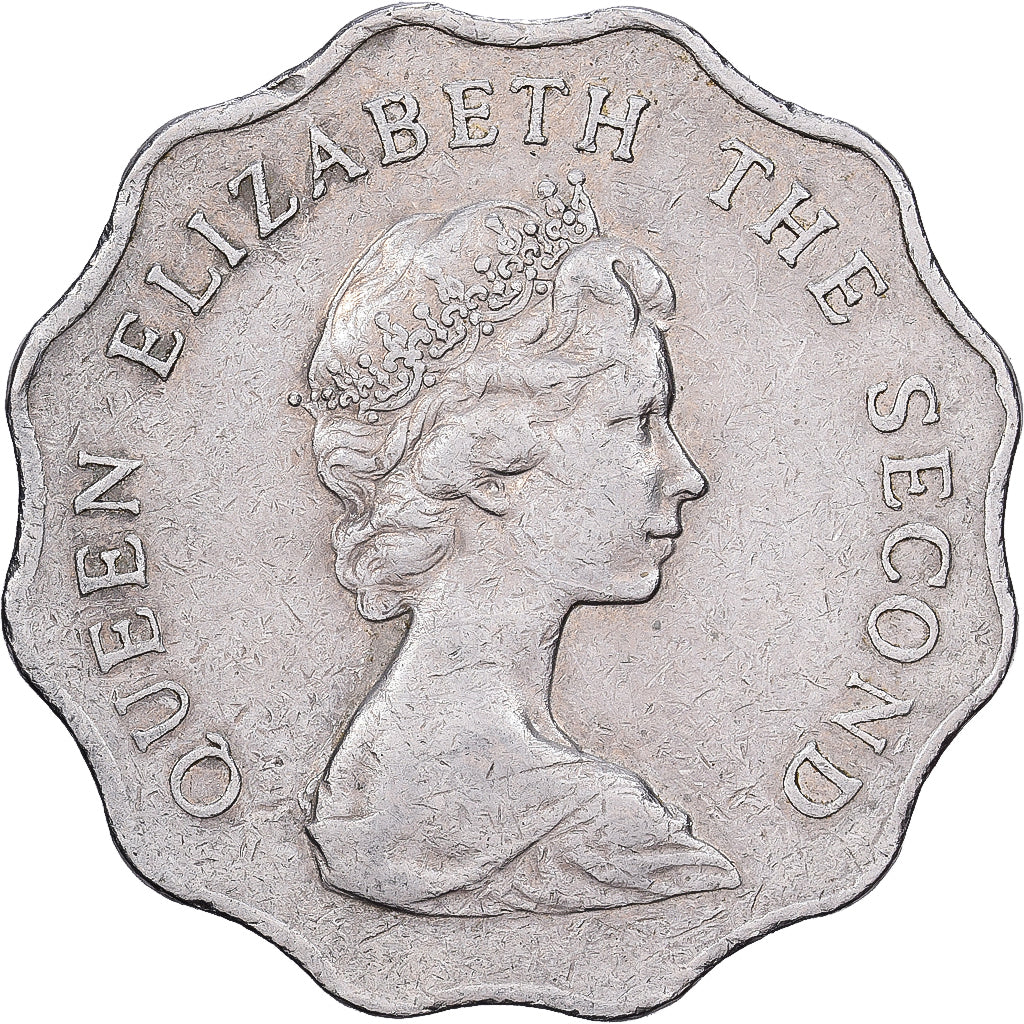 Hong Kong, Elizabeth II, 2 Dollars, 1983, Royal Mint, Miedź-Nikiel, EF(40-45)