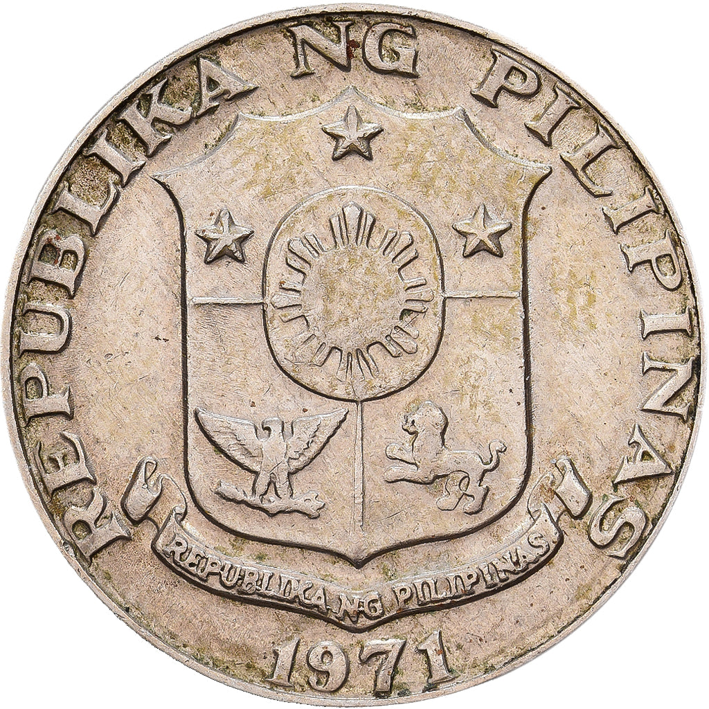 Munten, Fillipijnen, 25 Sentimos, 1971, FR+, Copper-Nickel-Zinc, KM:199