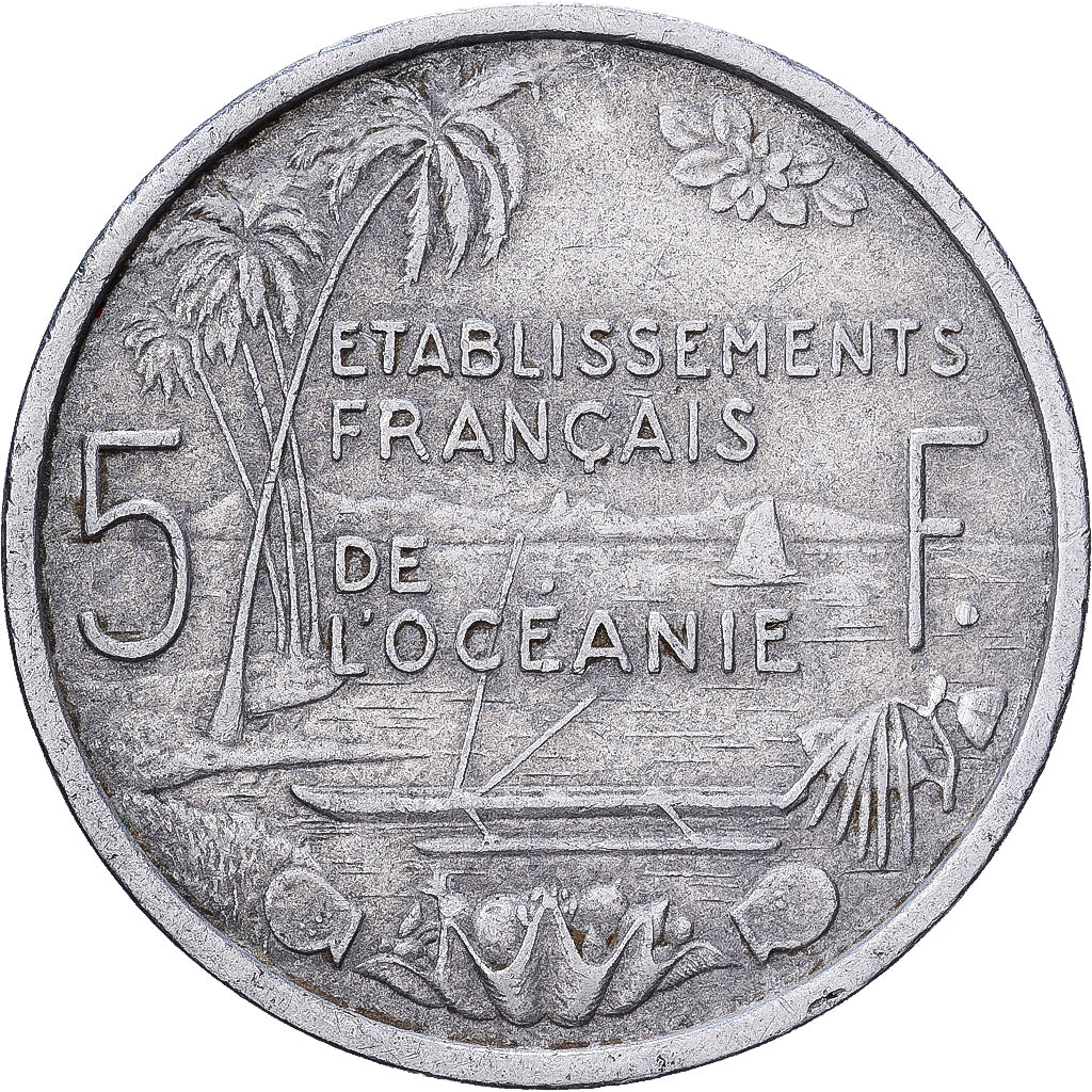 Établissements français de l'Océanie, 5 Francs, 1952, Monnaie de Paris