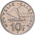 New Caledonia, 10 Francs, 2009, Paris, Nickel, AU(50-53), KM:11