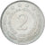 Yugoslavia, 2 Dinara, 1977, Belgrade, Nickel, EF(40-45), KM:57