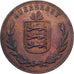Guernsey, 8 Doubles, 1914, Heaton, Bronzen, ZF, KM:14