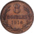 Guernsey, 8 Doubles, 1914, Heaton, Bronzen, ZF, KM:14