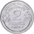 France, 2 Francs, Morlon, 1950, Beaumont-Le-Roger, Aluminium, TB+, Gadoury:538a