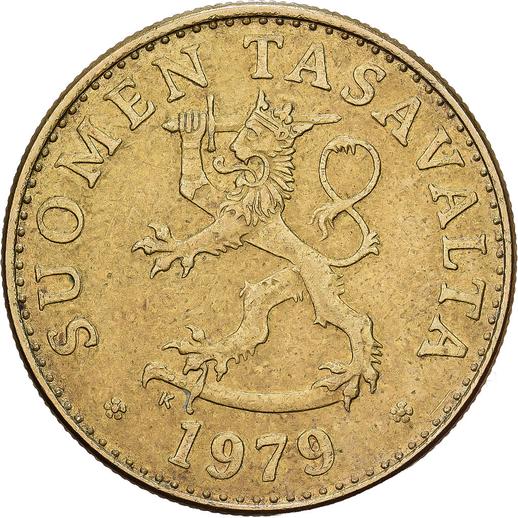 Finland, 50 Penniä, 1979, Aluminum-Bronze, FR+, KM:48
