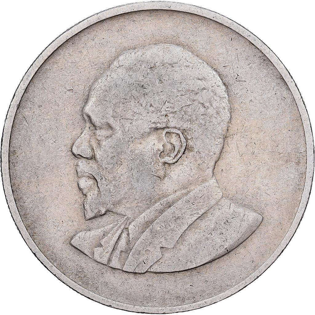 Coin, Kenya, Shilling, 1967, EF(40-45), Copper-nickel, KM:5
