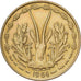 Estados del África Occidental, 10 Francs, 1964, Paris, Aluminio - bronce, MBC+