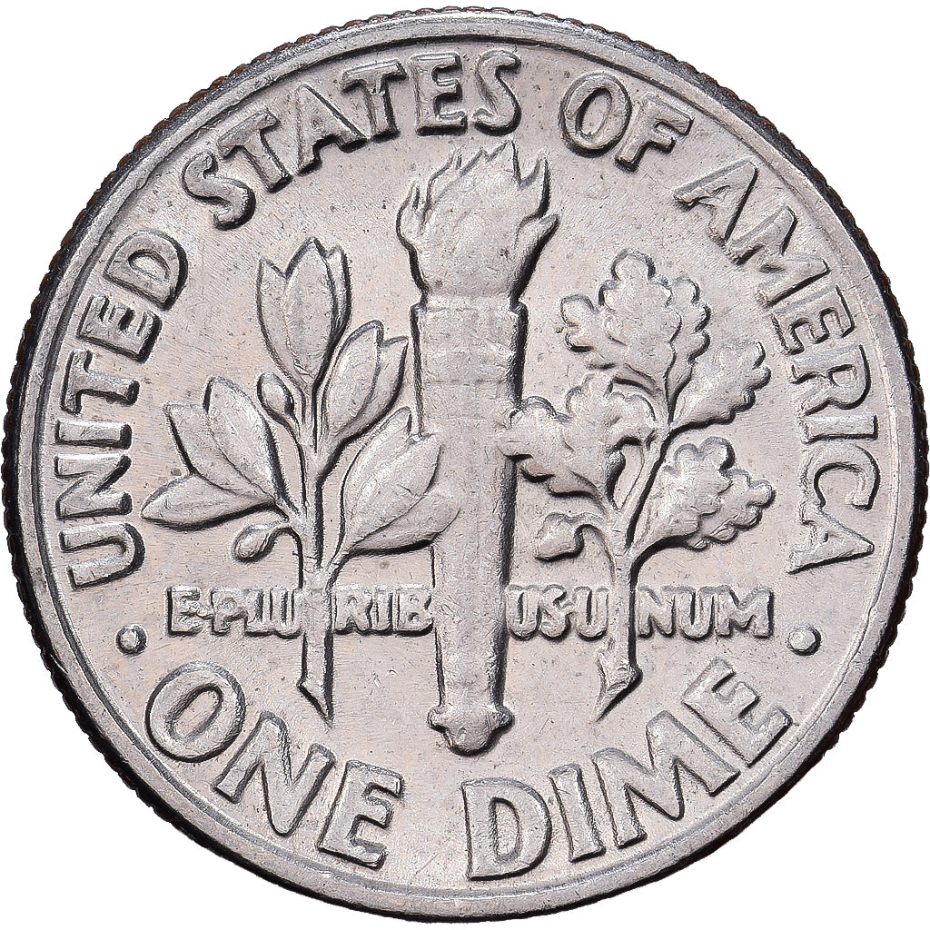 Verenigde Staten, Dime, Roosevelt Dime, 1983, Denver, Copper-Nickel Clad Copper