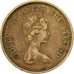 Hong Kong, Elizabeth II, 50 Cents, 1977, Nickel-brass, VF(30-35), KM:41