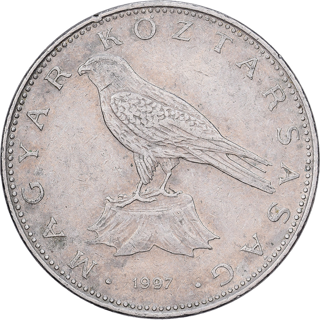 Ungheria, 50 Forint, 1997, Budapest, Rame-nichel, MB, KM:697