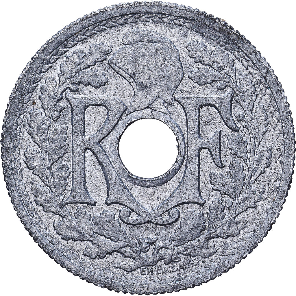 Frankreich, 10 Centimes, Lindauer, 1945, Zinc, S+, Gadoury:292, KM:906.1