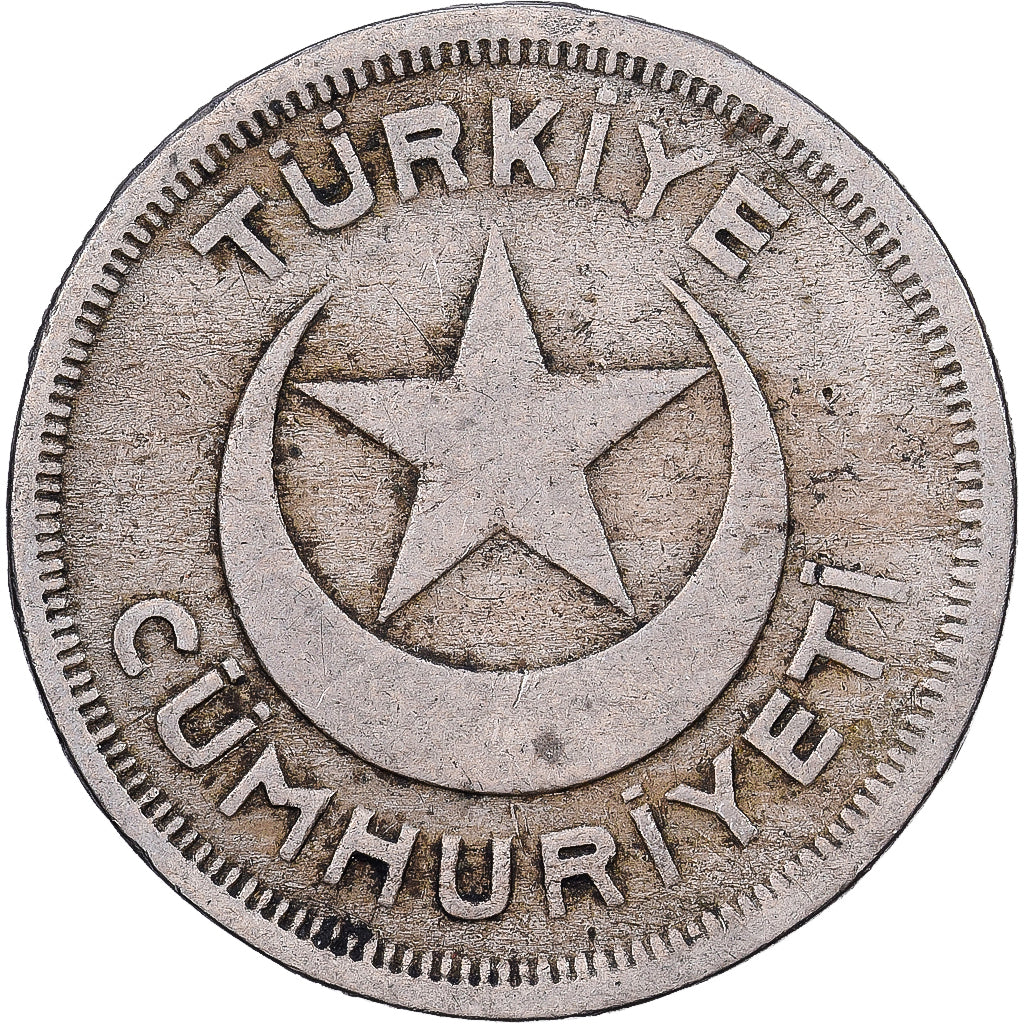 Turkey, 5 Kurus, 1942, Istanbul, Copper-nickel, VF(30-35), KM:862