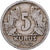 Turkey, 5 Kurus, 1942, Istanbul, Copper-nickel, VF(30-35), KM:862