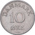 Munten, Denemarken, Frederik IX, 10 Öre, 1954, Copenhagen, FR+, Copper-nickel