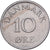 Dänemark, Frederik IX, 10 Öre, 1953, Copenhagen, Kupfer-Nickel, S+, KM:841.1