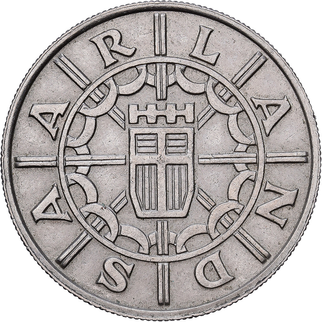 Saarland, 100 Franken, 1955, Paris, Copper-nickel, AU(55-58), Gadoury:4a, KM:4
