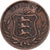 Guernsey, 8 Doubles, 1885, Heaton, Bronce, MBC, KM:7