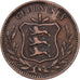 Guernsey, 8 Doubles, 1885, Heaton, Bronze, SS, KM:7