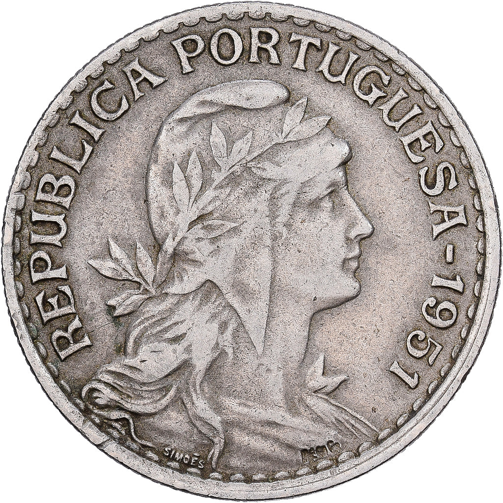 Portugal, Escudo, 1951, Portugal Mint, Cupro-nickel, TTB+, KM:578