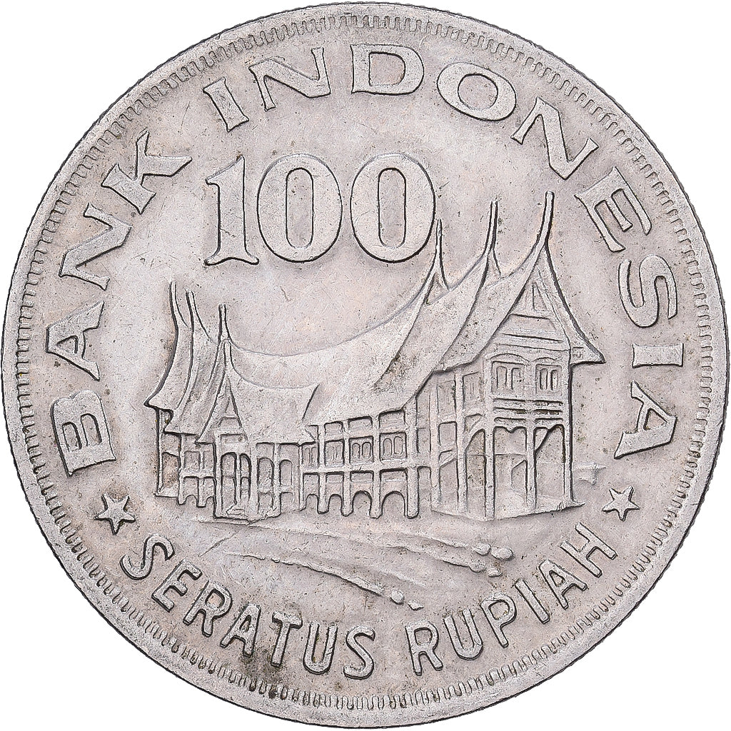 Indonesia, 100 Rupiah, 1978, Rame-nichel, BB, KM:42