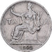 Italy, Vittorio Emanuele III, Lira, 1922, Rome, Nickel, EF(40-45), KM:62