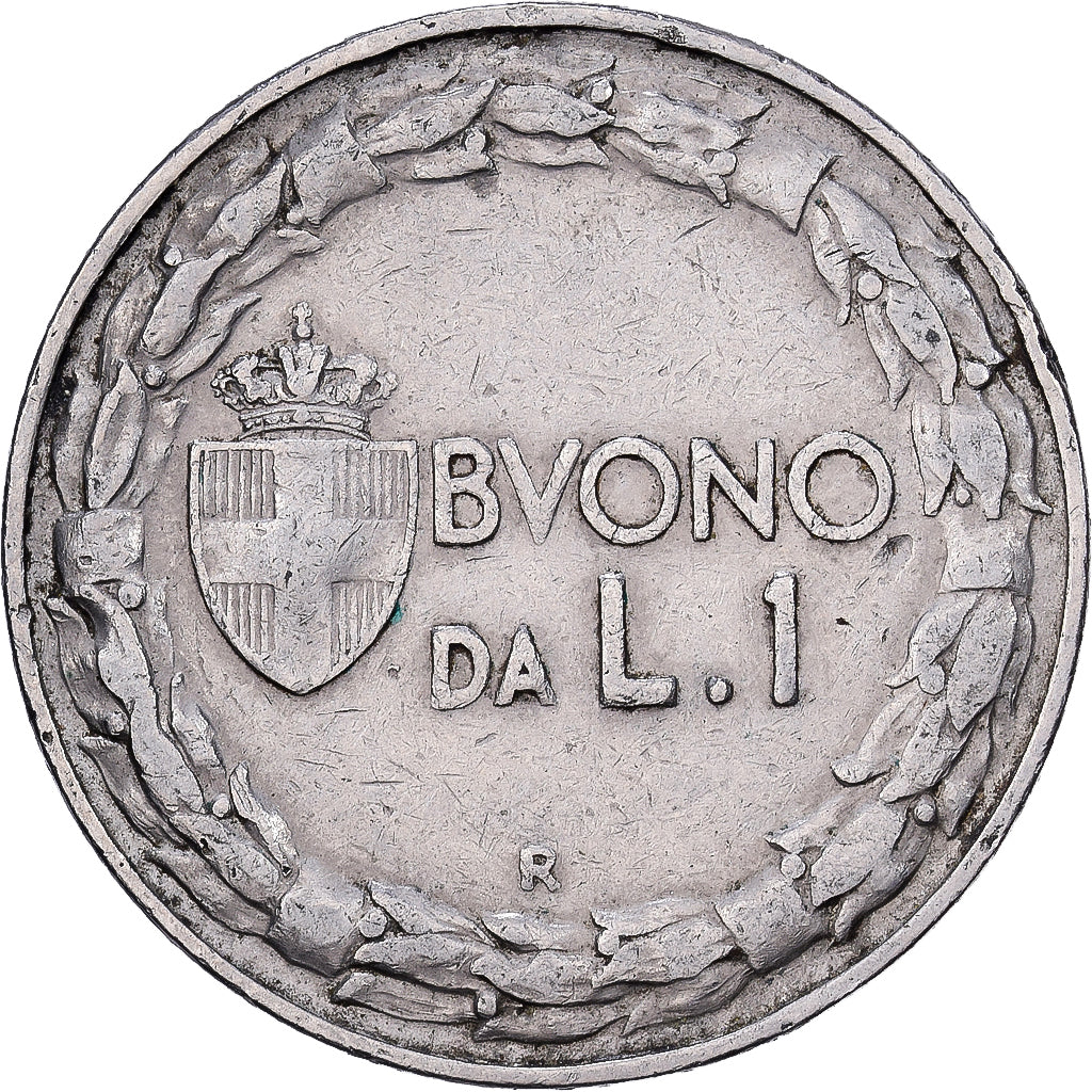 Italy, Vittorio Emanuele III, Lira, 1922, Rome, Nickel, EF(40-45), KM:62